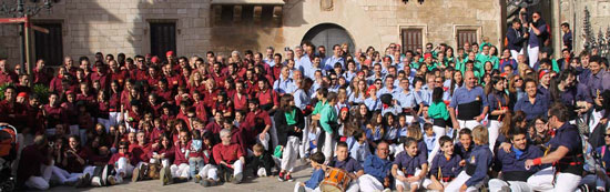 Castellers a Vilafranca alt