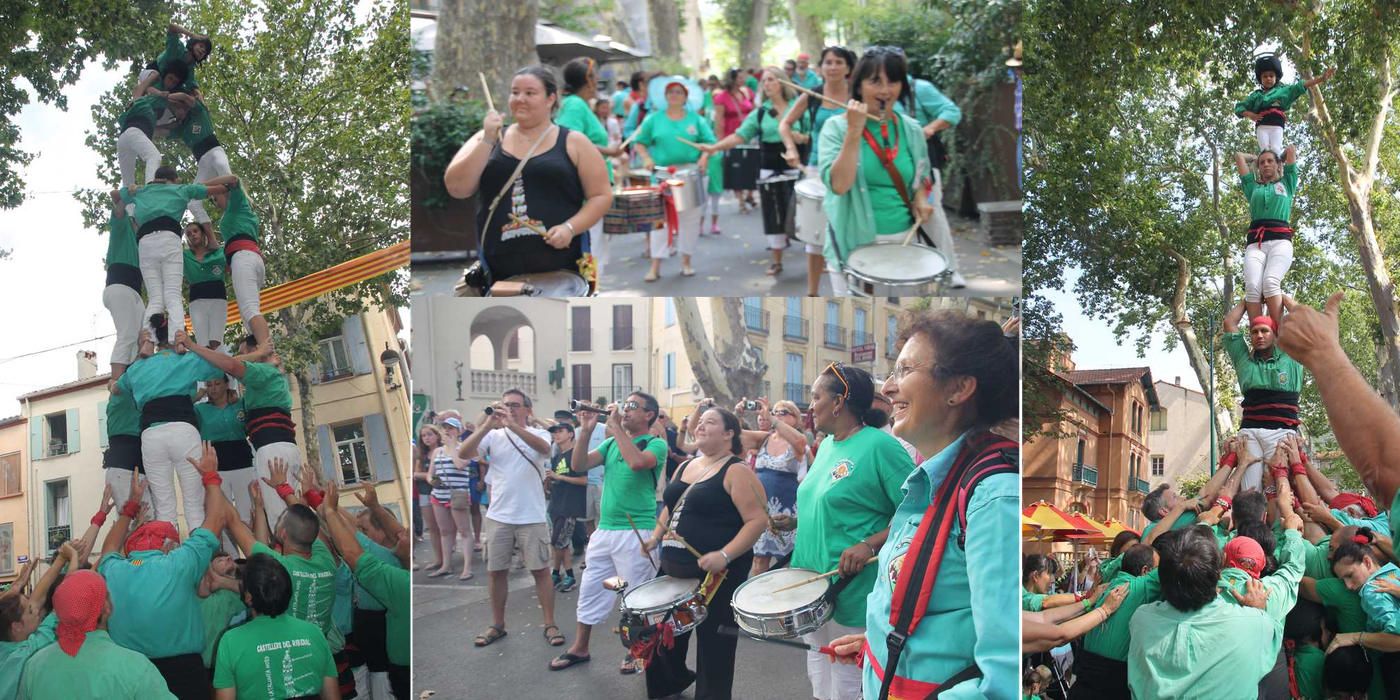 Castells pels 60 anys del Foment de Ceret