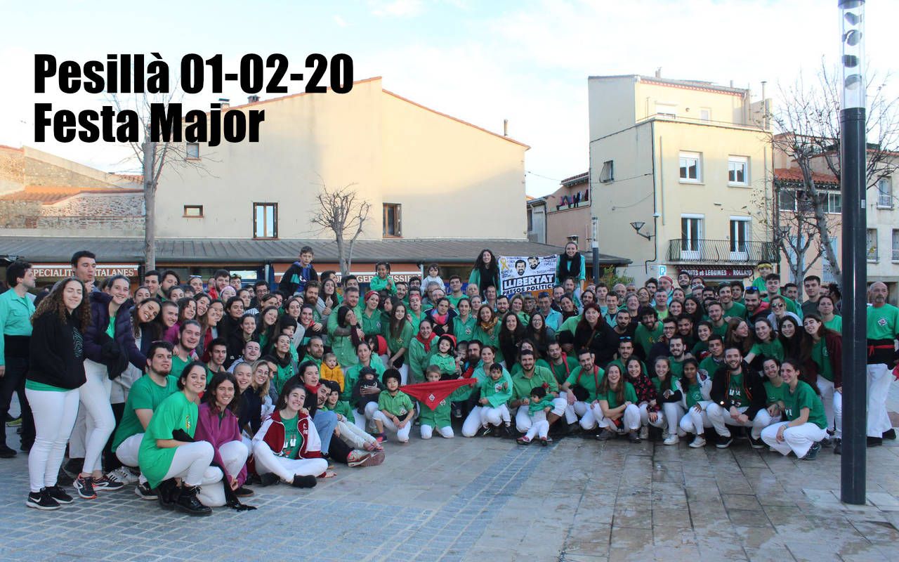 Pesillà, primer castell de 7 de la temporada