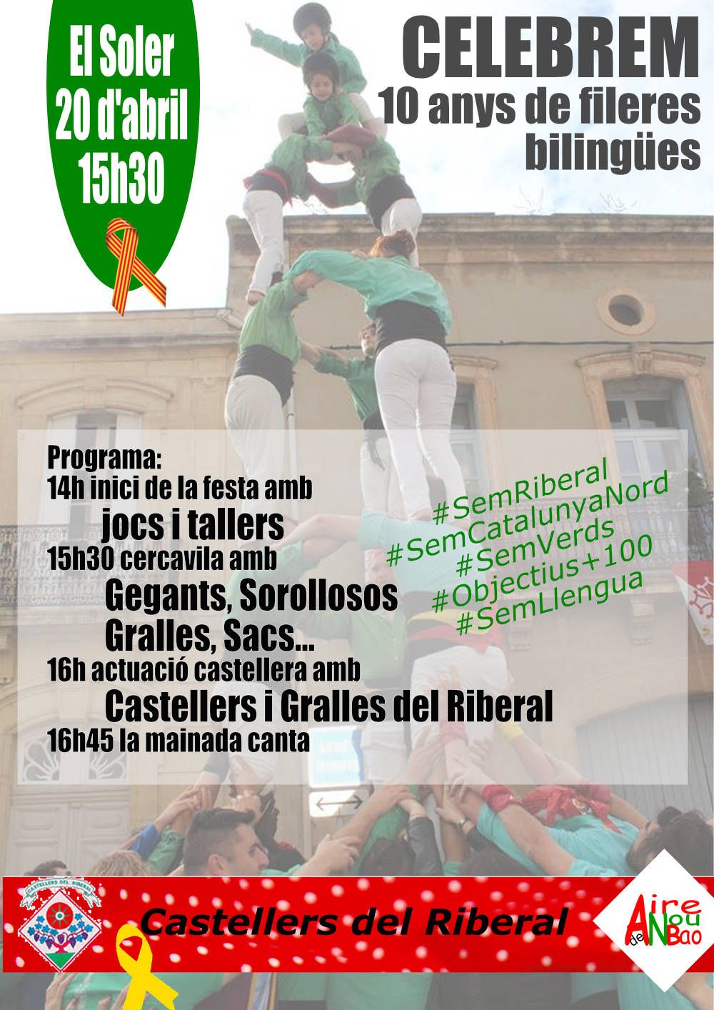 Cercavila i castells per l'ensenyament