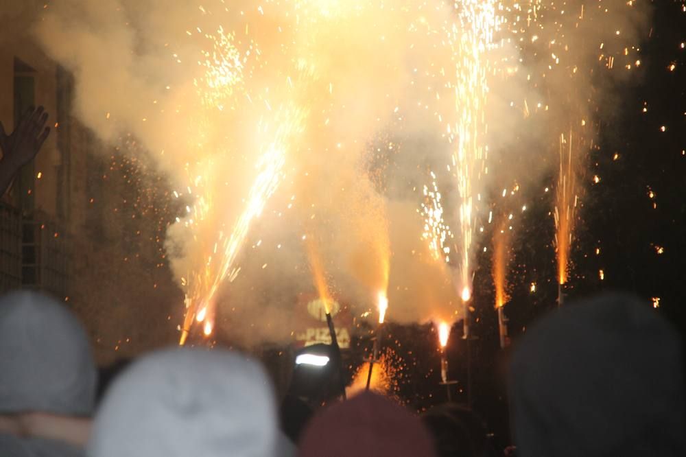 Toluges, un correfoc per la Pau i Treva