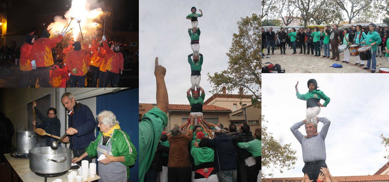Correfoc i Castells a Cabestany