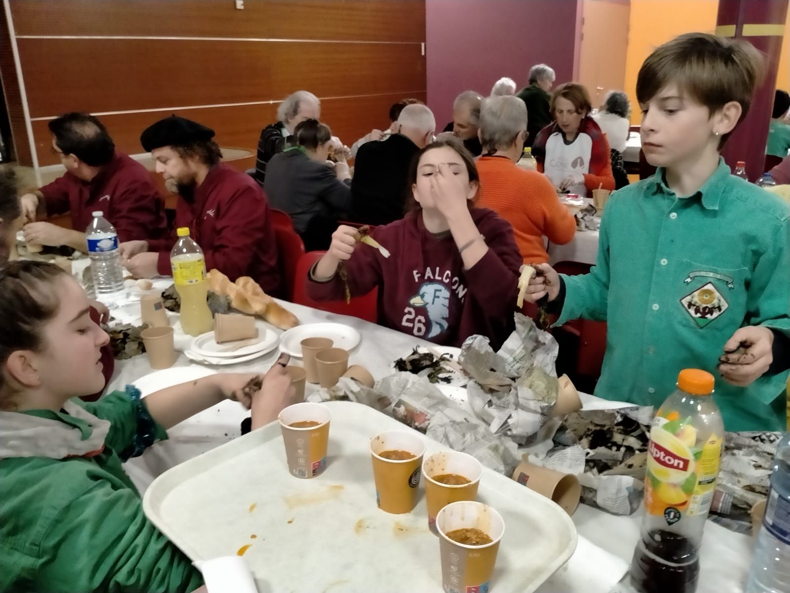 Castells i calçots per Sant Vicenç 2023
