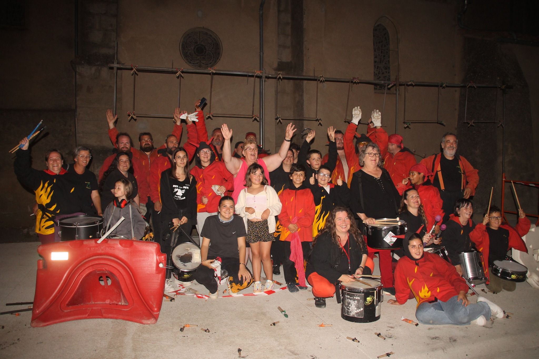 Foc a Montlaur de Danha